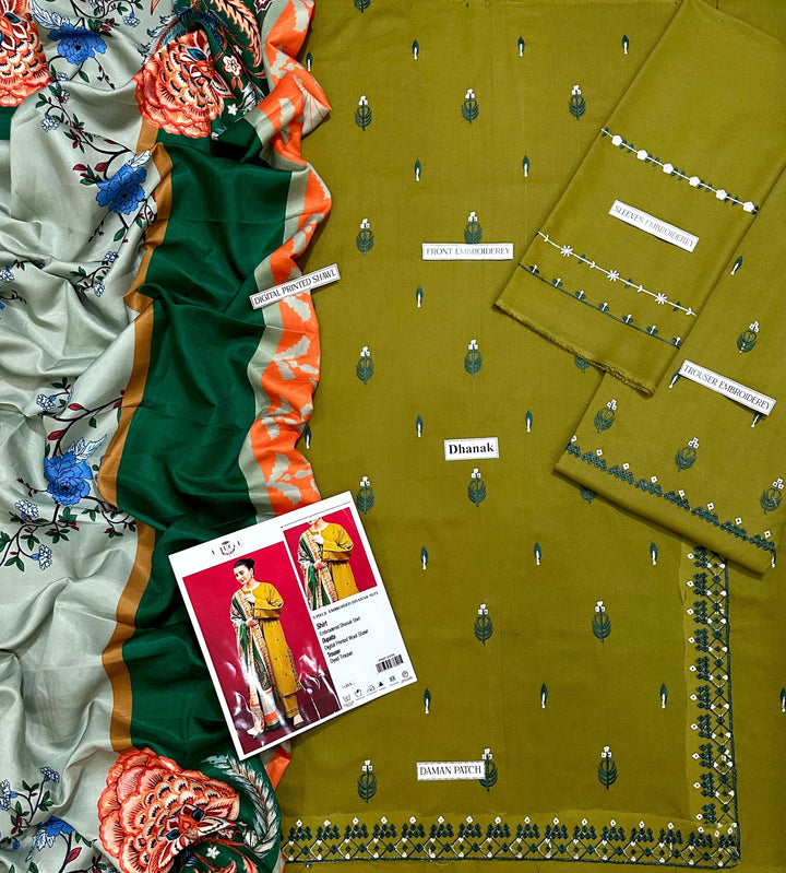 URGE DHANAK 3PC EMBROIDERED My Store
