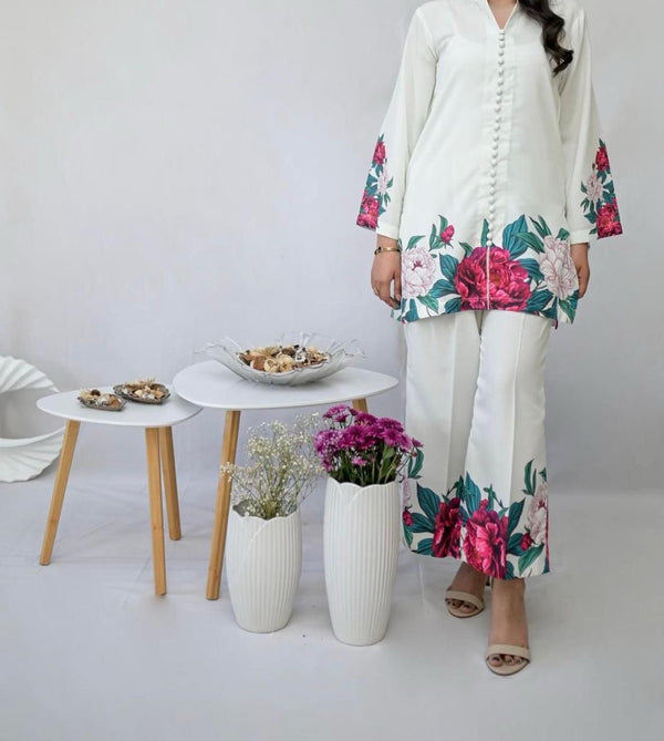 DIGITAL PRINT 3PC SILK UNSTITCHED SUIT 022