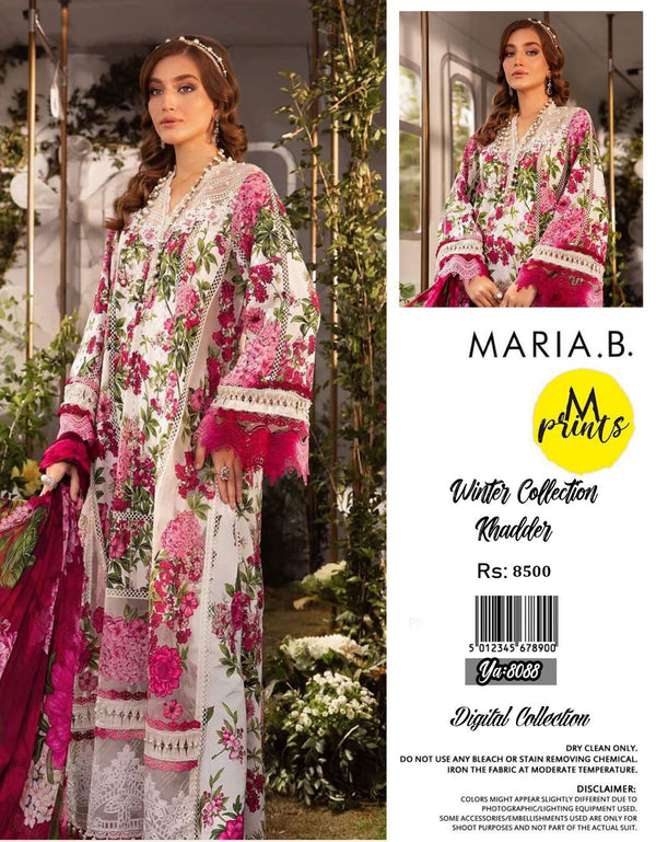 MARIA B KHADDAR 3PC DIGITAL PRINT