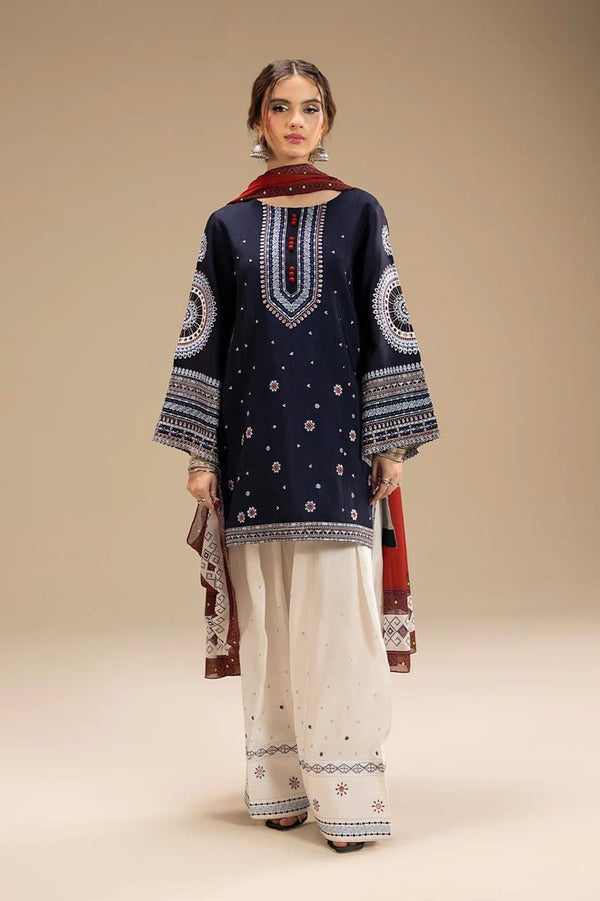 JAZMIN DHANAK 3PC EMBROIDERED