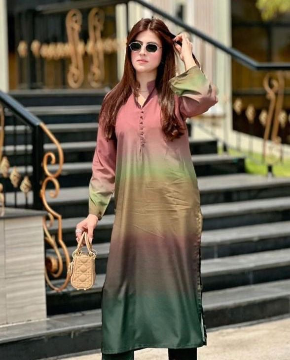 DIGITAL PRINT 3PC SILK UNSTITCHED SUIT 009