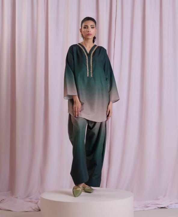 DIGITAL PRINT 3PC SILK UNSTITCHED SUIT 032