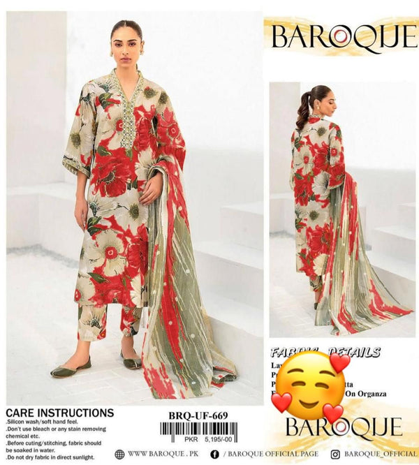 BAROQUE KHADDAR 3PC DIGITAL PRINT