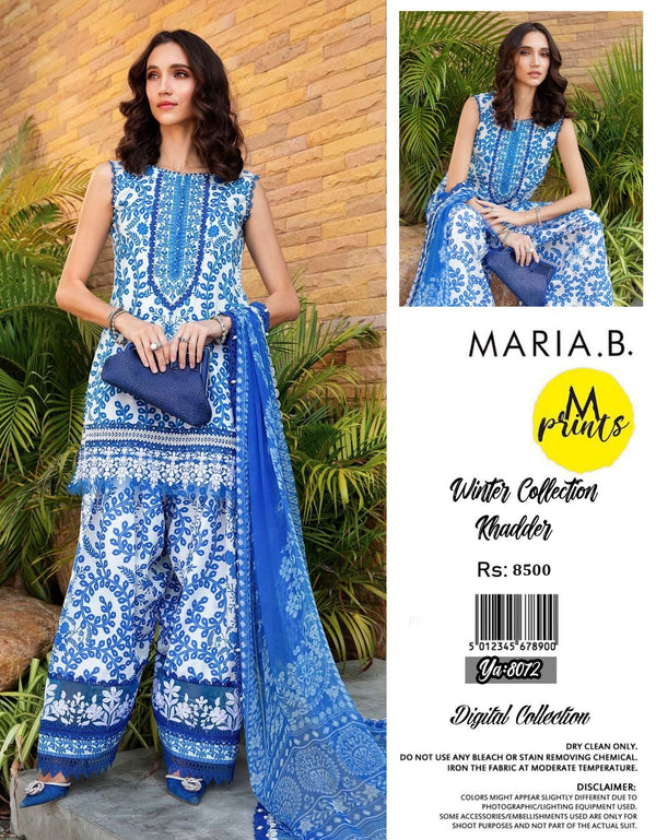 MARIA B KHADDAR 3PC DIGITAL PRINT